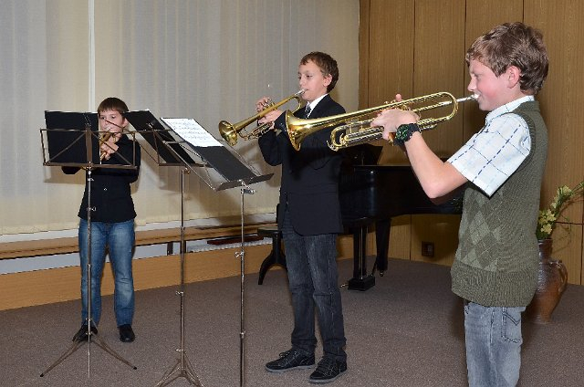 Žákovský koncert v sále ZUS Zastávka 13.11.2014