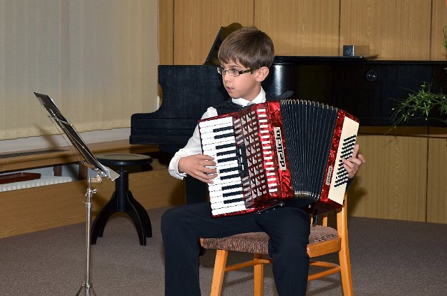 Žákovský koncert v sále ZUS Zastávka 13.11.2014