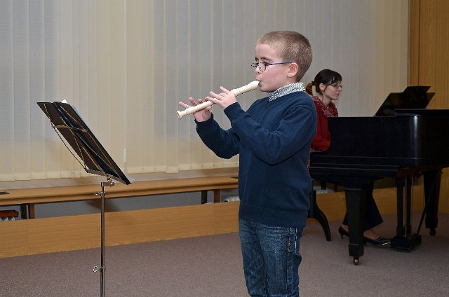 Žákovský koncert v sále ZUŠ Zastávka 13.2.2014