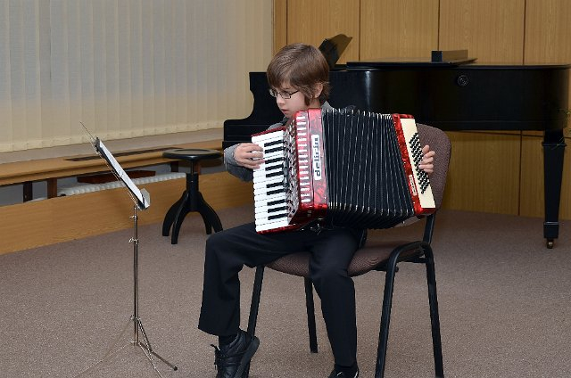 Žákovský koncert v sále ZUŠ Zastávka 13.2.2014