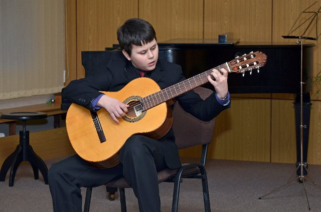 Žákovský koncert v sále ZUŠ Zastávka 13.2.2014